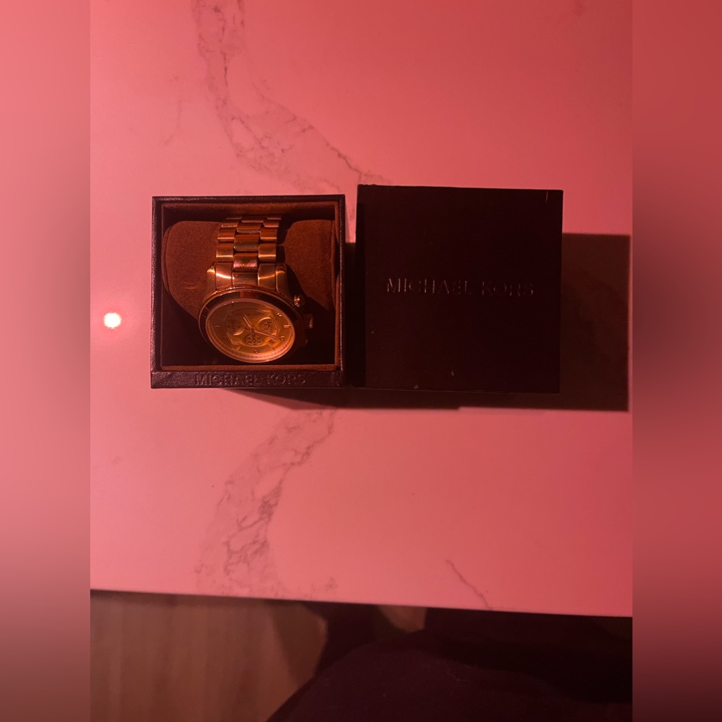 Michael Kors Oversized Runway Chronograph Watch